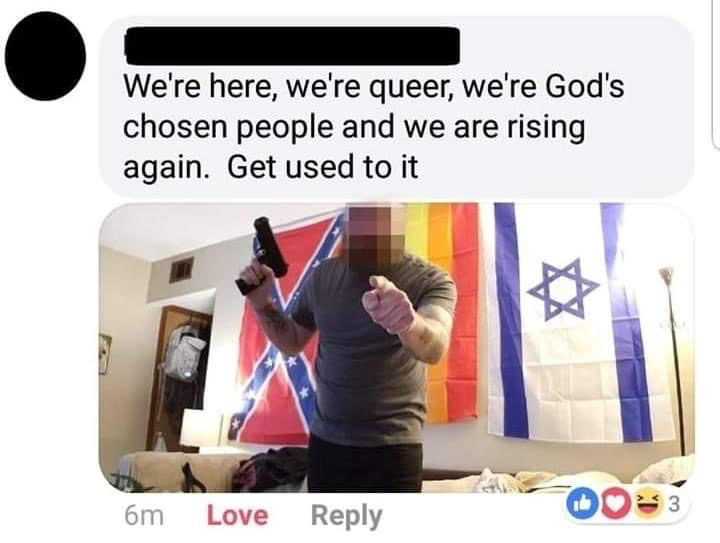 Gay Jewish redneck Blank Meme Template