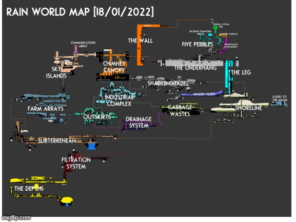 Full world map | image tagged in blank white template,rainworld,world map | made w/ Imgflip meme maker