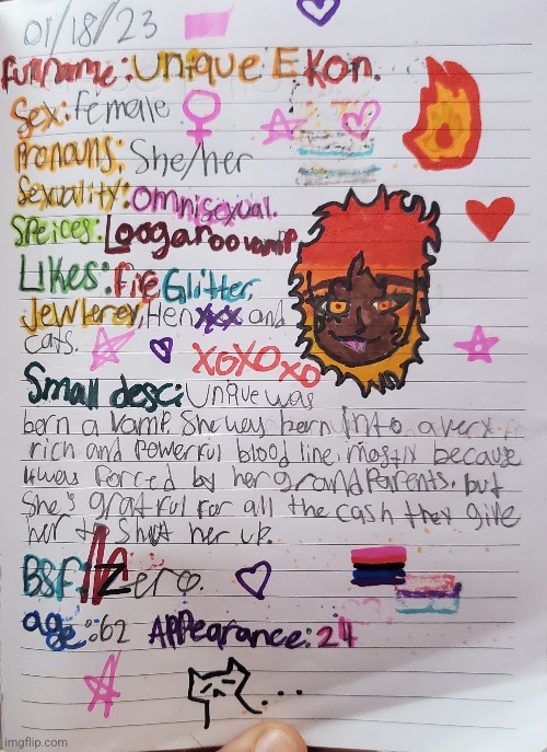 Here's another oc I have alot more to find in my gallery | made w/ Imgflip meme maker