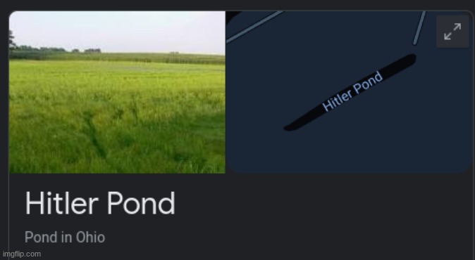 only in ohio XD | image tagged in this,is,a,pond,in,ohio | made w/ Imgflip meme maker