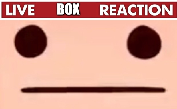 High Quality Live box reaction Blank Meme Template