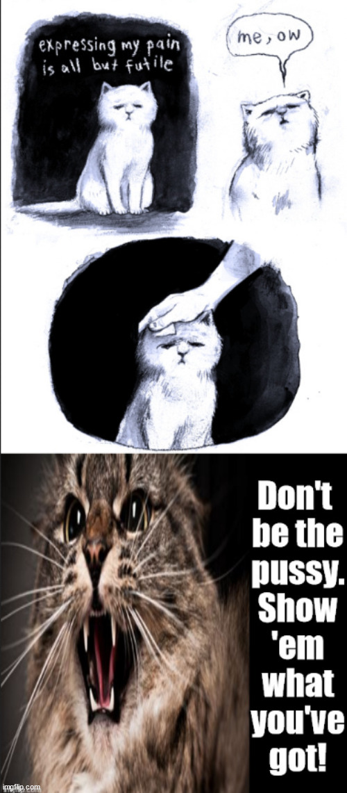 Me, ow. Really? | image tagged in memes,dark humor | made w/ Imgflip meme maker