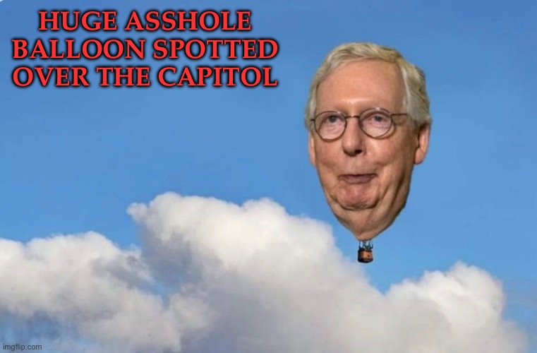 HUGE ASSHOLE BALLOON SPOTTED OVER THE CAPITOL | image tagged in politics,memes,funny,chinese spy balloon,so true memes,fun | made w/ Imgflip meme maker