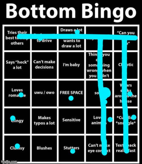 G. U. N | image tagged in bottom bingo | made w/ Imgflip meme maker