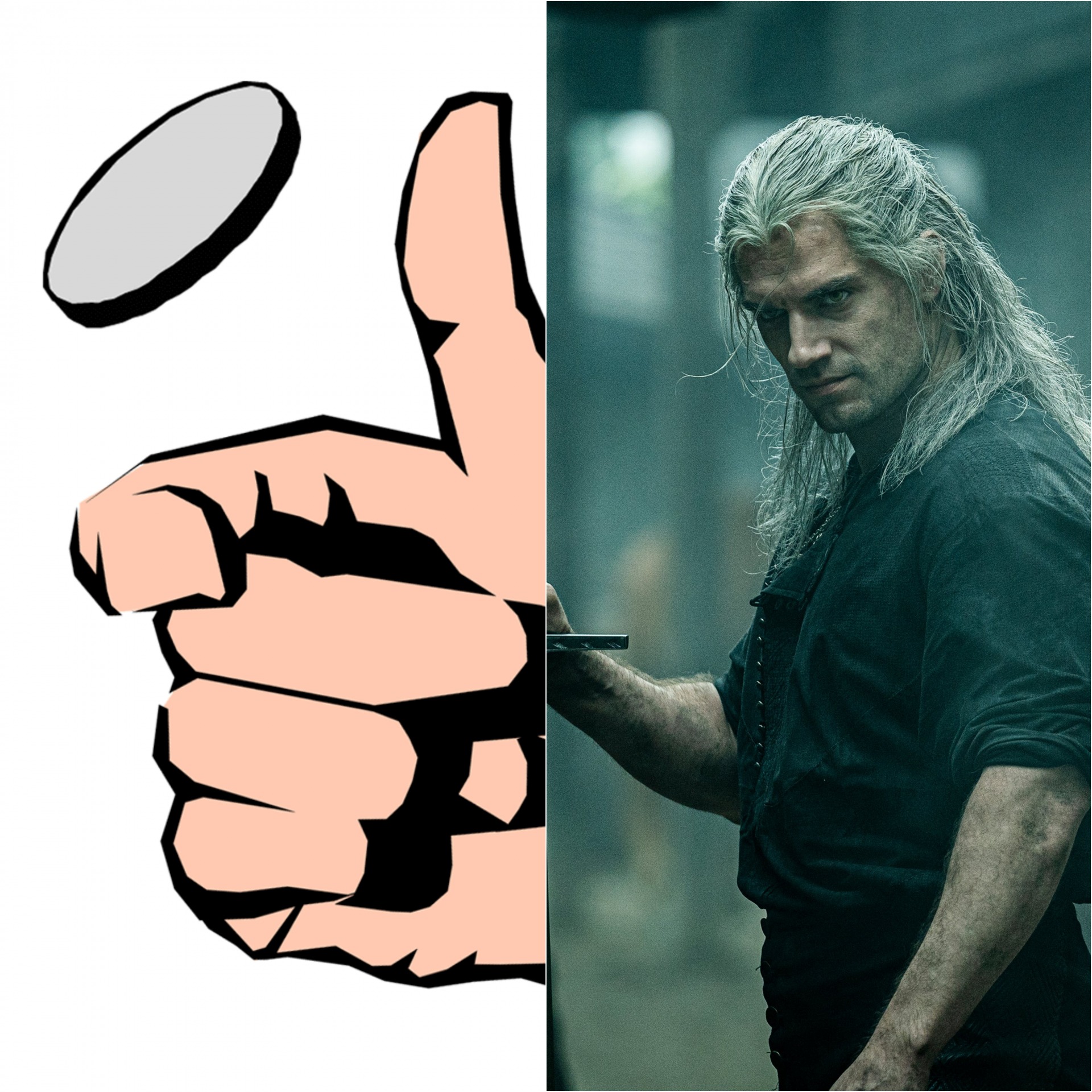 High Quality Toss a coin to your witcher Blank Meme Template