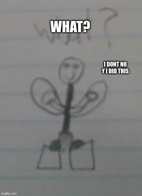 i was just bored | WHAT? I DONT NO Y I DID THIS | made w/ Imgflip meme maker