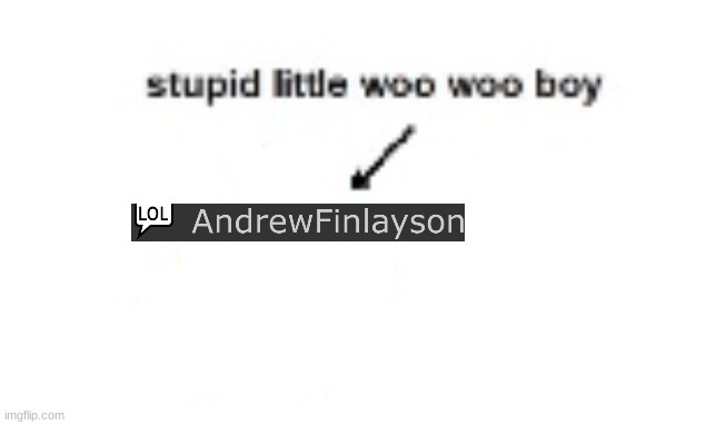 stupid little woo woo boy | image tagged in stupid little woo woo boy | made w/ Imgflip meme maker