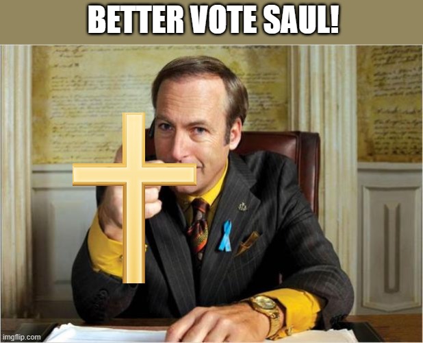 scar and I are indeed running mates/. Source? trust me bro | BETTER VOTE SAUL! | image tagged in better call saul | made w/ Imgflip meme maker