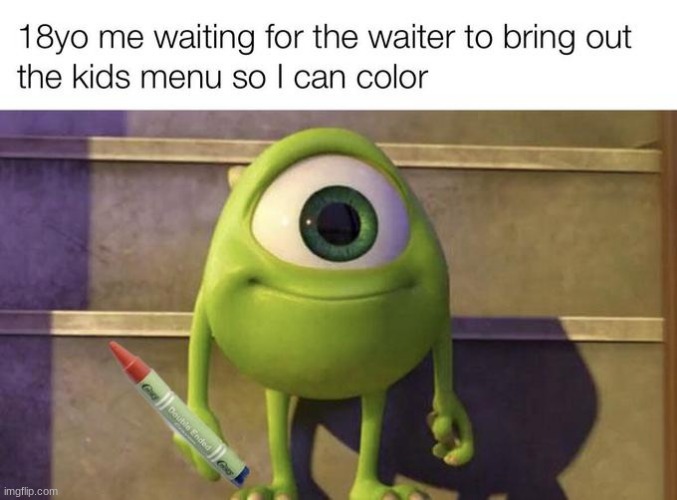 image tagged in mike wazowski | made w/ Imgflip meme maker