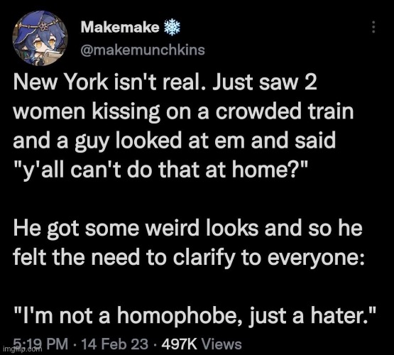 Average New Yorker | made w/ Imgflip meme maker