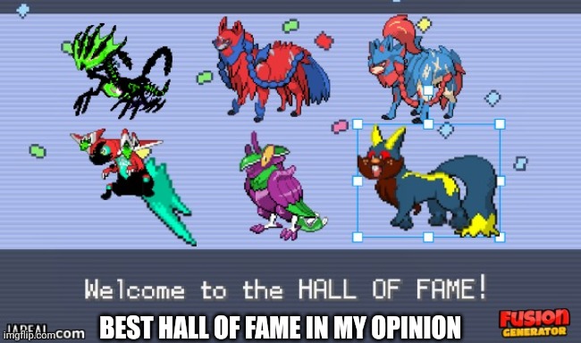 Foosion | BEST HALL OF FAME IN MY OPINION | image tagged in hall of fame | made w/ Imgflip meme maker