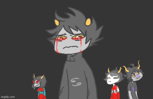 Karkat Krying | image tagged in karkat krying | made w/ Imgflip meme maker