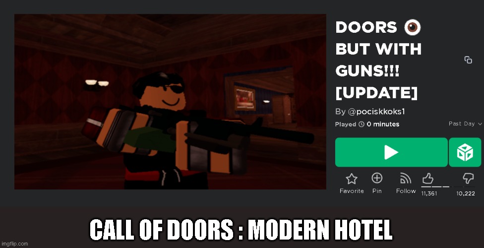american doors | CALL OF DOORS : MODERN HOTEL | image tagged in roblox,doors | made w/ Imgflip meme maker