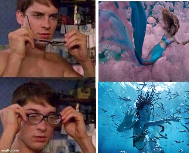 My thoughts on the new little mermaid trailer | image tagged in water | made w/ Imgflip meme maker