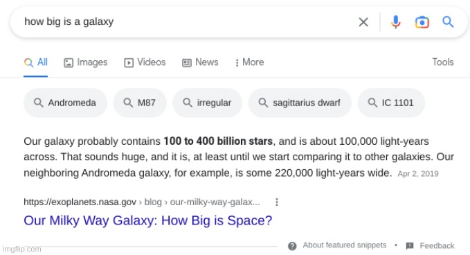 "to localmemer and anyone else who doesnt realize how big a galaxy, let alone a solar system is” | made w/ Imgflip meme maker