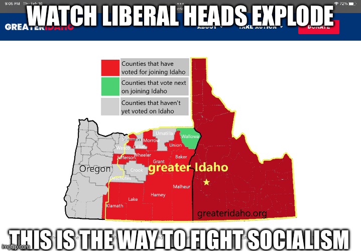 If liberal ideas are so great, why are people fleeing? | WATCH LIBERAL HEADS EXPLODE; THIS IS THE WAY TO FIGHT SOCIALISM | made w/ Imgflip meme maker