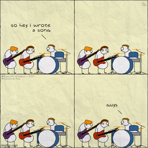 image tagged in memes,comics,band,drummer,song,oh come on | made w/ Imgflip meme maker