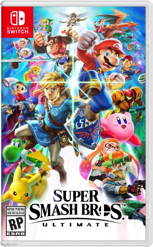 Super Smash Bros. Ultimate (Switch) | image tagged in super smash bros ultimate switch | made w/ Imgflip meme maker