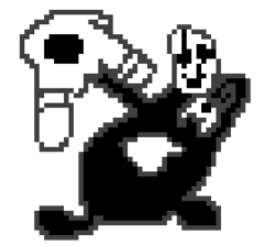 Gaster Rapping Blank Meme Template