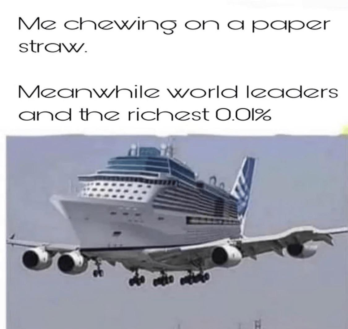 Billionaire Yacht on a jet Blank Meme Template