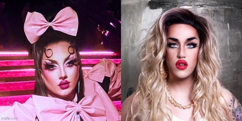 Choriza May and Adore Delano ( bc i feel like it ) | image tagged in fun | made w/ Imgflip meme maker