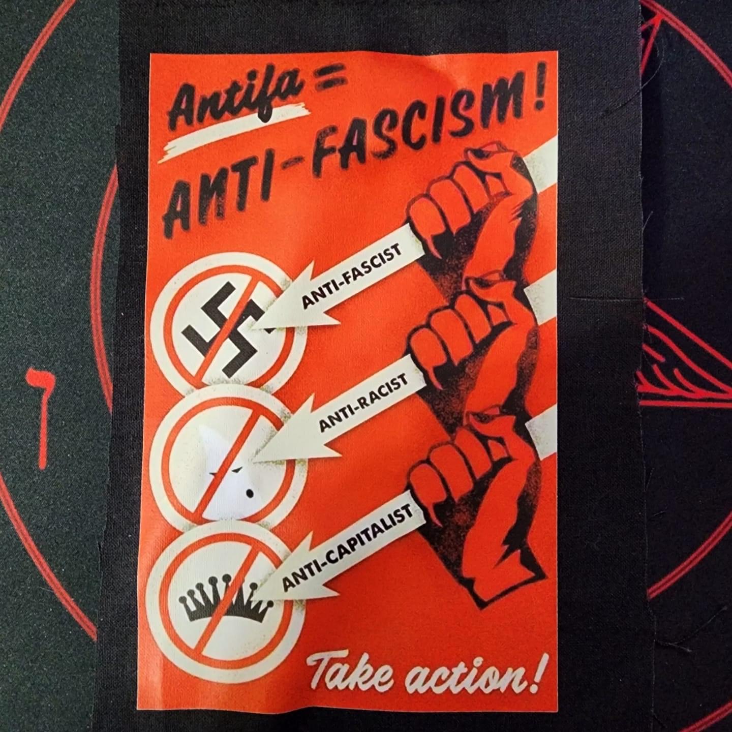 Antifa anti-fascism Blank Meme Template