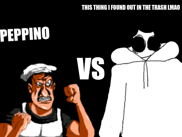 Peppino vs Bush Head Blank Meme Template