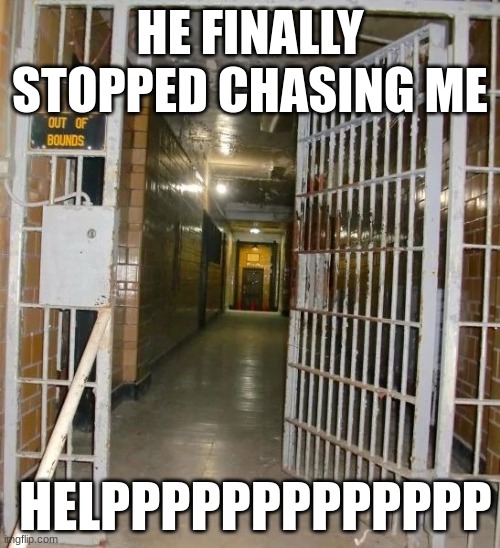 Backrooms Level 3 | HE FINALLY STOPPED CHASING ME; HELPPPPPPPPPPPPP | image tagged in backrooms level 3 | made w/ Imgflip meme maker