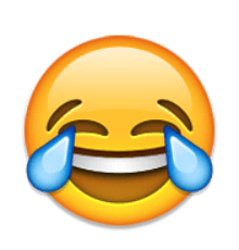Emoji risa con lagrimad Meme Template