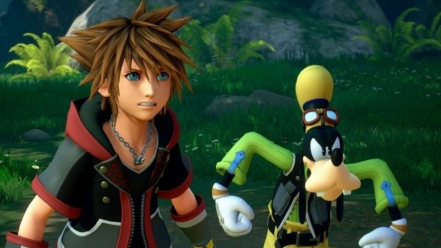 High Quality goofy and sora (flipped) Blank Meme Template