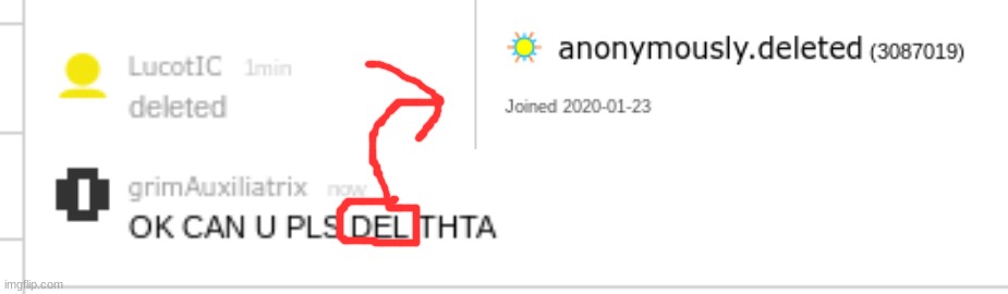 Del | made w/ Imgflip meme maker