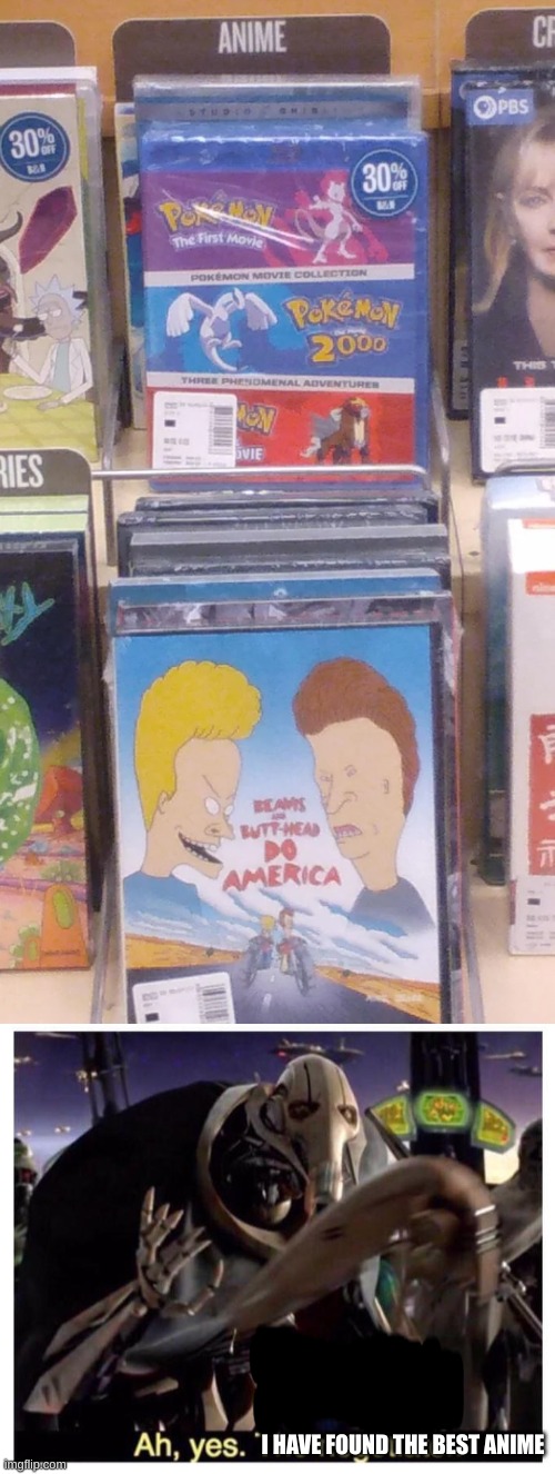 Beavis and Butthead is the best anime | I HAVE FOUND THE BEST ANIME | image tagged in ah yes the negotiator,you had one job,beavis and butthead,anime | made w/ Imgflip meme maker