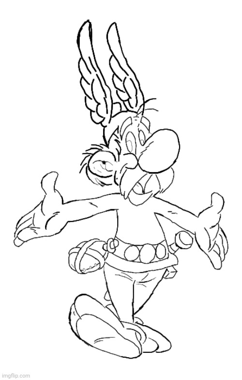WIP, coloring will be done tomorrow. | made w/ Imgflip meme maker