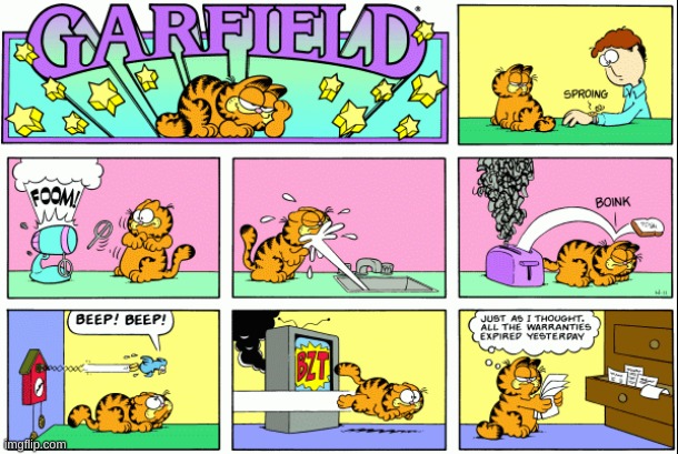 Garfield Comic #4 | image tagged in garfield,comics/cartoons | made w/ Imgflip meme maker