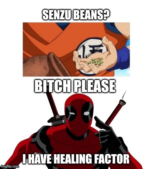 SENZU BEANS? | made w/ Imgflip meme maker