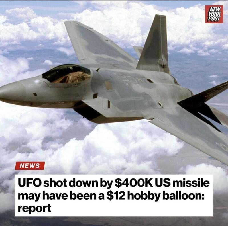 You seriously can't make this shit up! | image tagged in shitpost,ufo,hot air balloon,balloons,woke air force,woke military | made w/ Imgflip meme maker