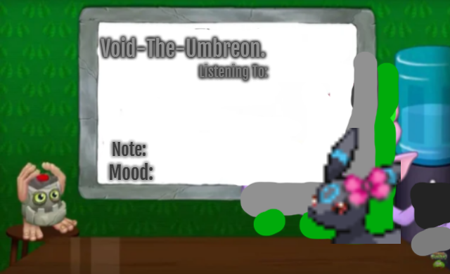 High Quality Void-The-Umbreon.'s MSM Announcement Template Blank Meme Template