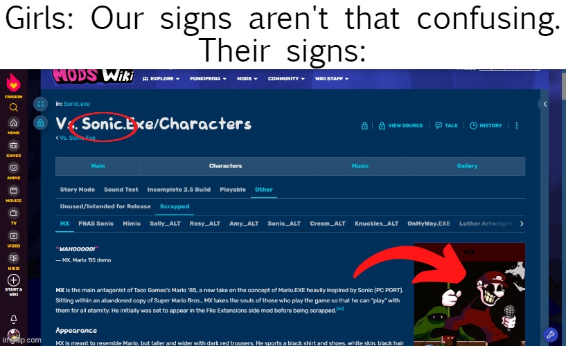 huh? | Girls: Our signs aren't that confusing.
Their signs: | image tagged in visible confusion | made w/ Imgflip meme maker