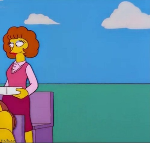 Maude At Top Level Of Stadium Blank Meme Template