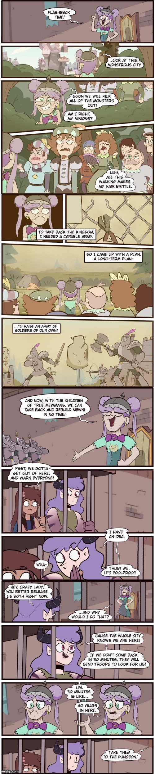 Echo Creek: A Tale of Two Butterflies: Chapter 3: Never say Neverzone (Part 5) | image tagged in morningmark,svtfoe,comics/cartoons,star vs the forces of evil,comics,memes | made w/ Imgflip meme maker