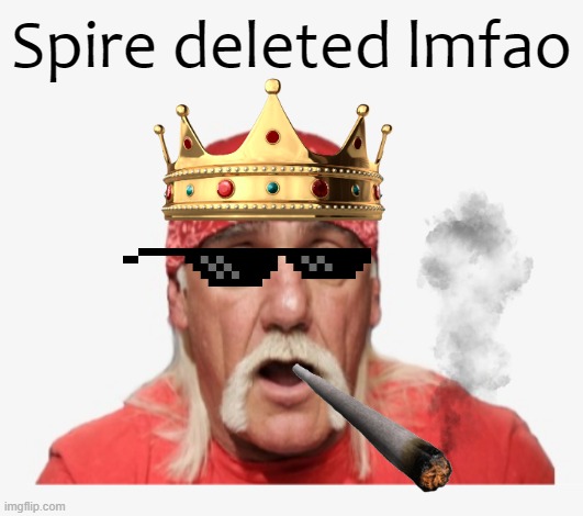 Spire deleted lmfao | made w/ Imgflip meme maker