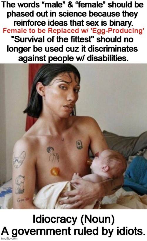 They Won't Be Happy Until We All Join The Ranks of The Mentally Ill. | image tagged in politics,liberalism,idiocracy,male female,survival of the fittest,changing words and language | made w/ Imgflip meme maker