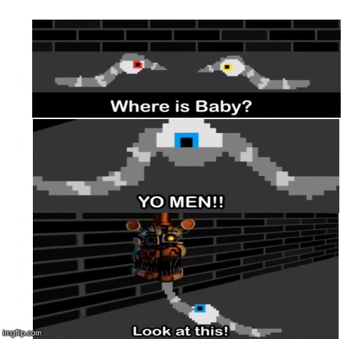 and then molten freddy was born! | image tagged in blank white template | made w/ Imgflip meme maker