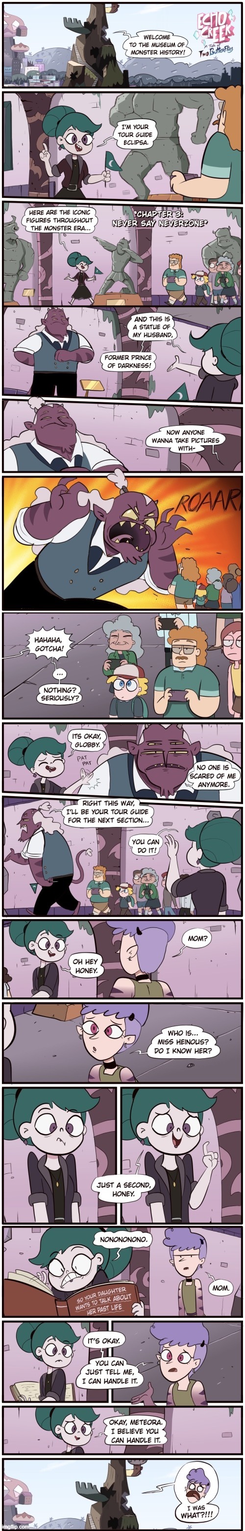 Echo Creek: A Tale of Two Butterflies: Chapter 3: Never say Neverzone (Part 1) | image tagged in morningmark,svtfoe,comics/cartoons,star vs the forces of evil,comics,memes | made w/ Imgflip meme maker