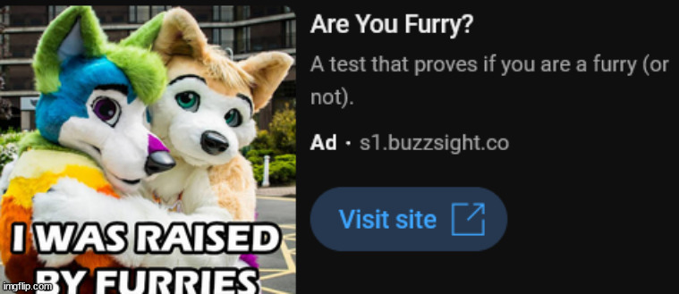 yes i am furry now get this horrid shit out of my jack stauber playlist | made w/ Imgflip meme maker