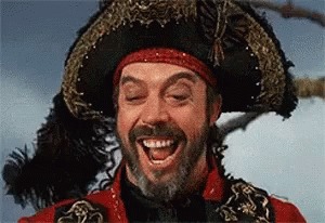 TIM CURRY PIRATE Blank Meme Template