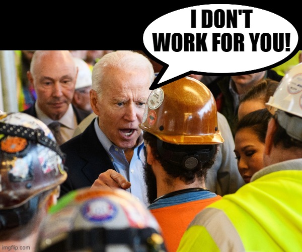 I DON'T WORK FOR YOU | I DON'T WORK FOR YOU! | image tagged in i don't work for you | made w/ Imgflip meme maker