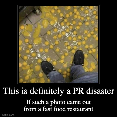 Floor WIth Eggs | image tagged in funny,demotivationals,eggs | made w/ Imgflip demotivational maker