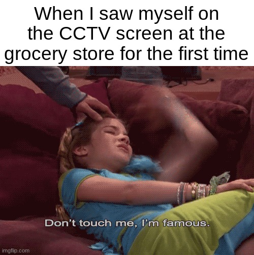 I thought millions of people were watching me so I acted cool | When I saw myself on the CCTV screen at the grocery store for the first time | image tagged in memes,childhood,true story,relatable,not really a gif | made w/ Imgflip meme maker