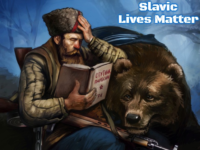 Slavic Reading | Slavic Lives Matter | image tagged in slavic reading,slavic | made w/ Imgflip meme maker